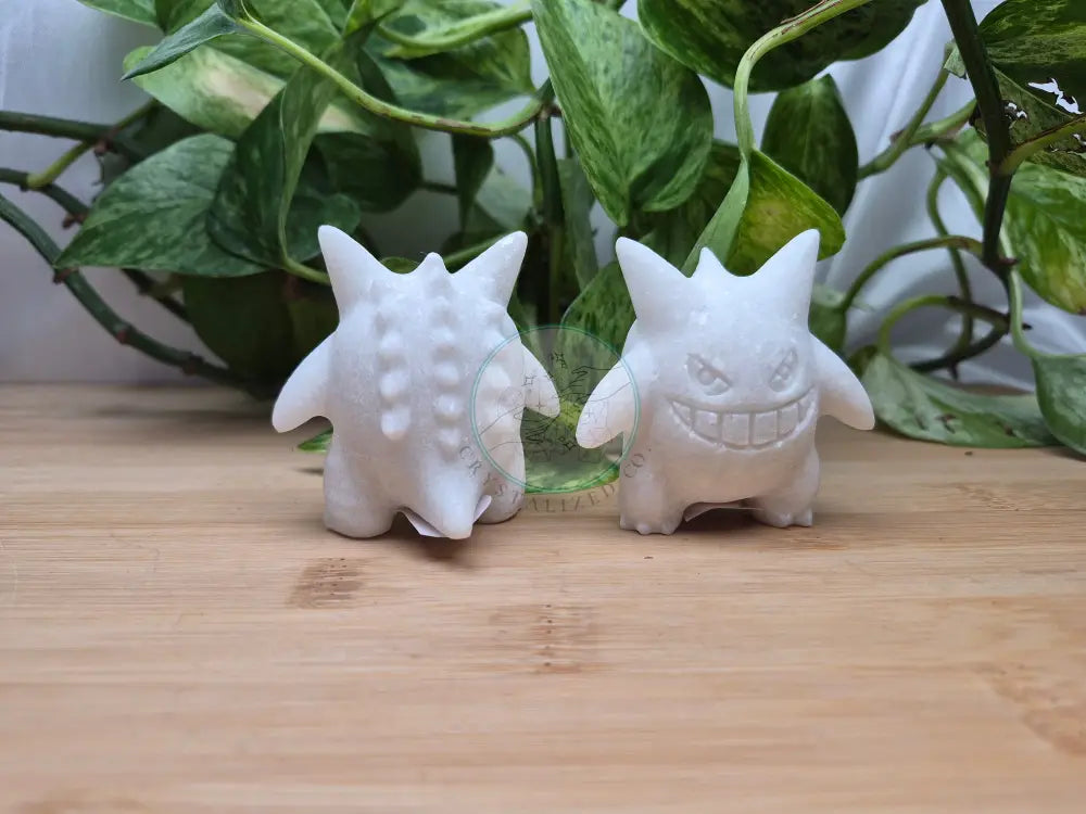 WHITE MARBLE GENGAR
