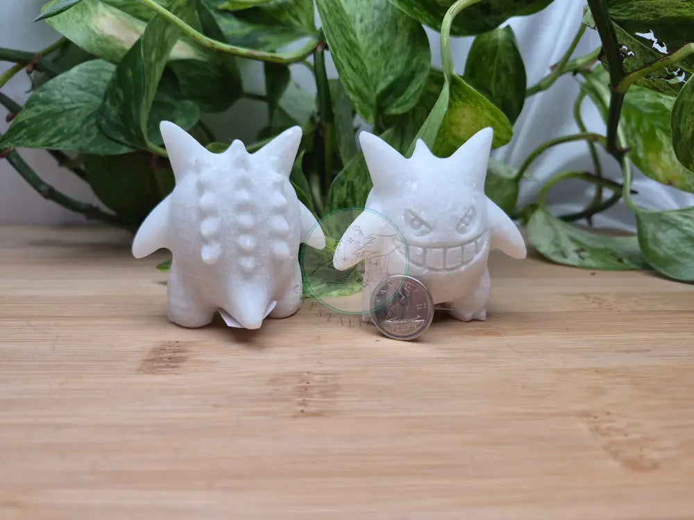 WHITE MARBLE GENGAR