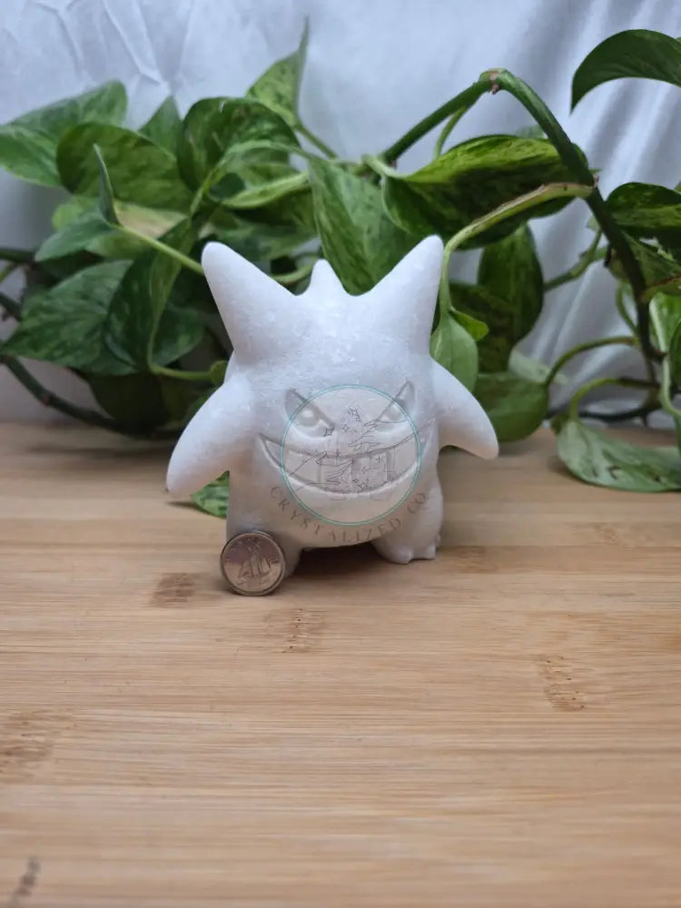 WHITE MARBLE GENGAR
