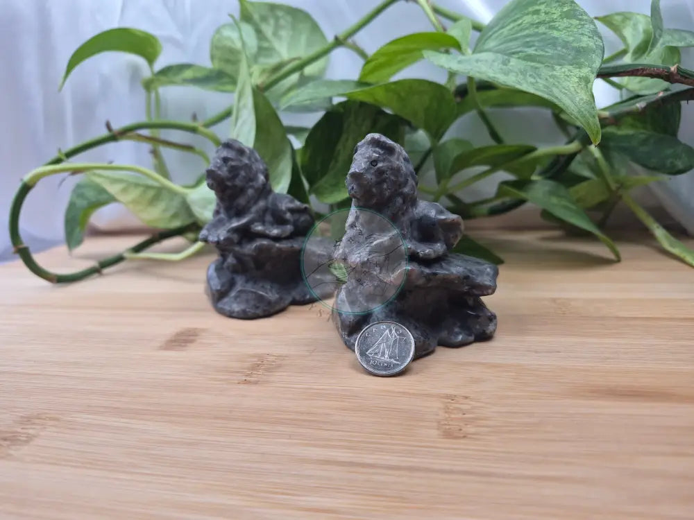 YOOPERLITE LION SITTING ON STONE