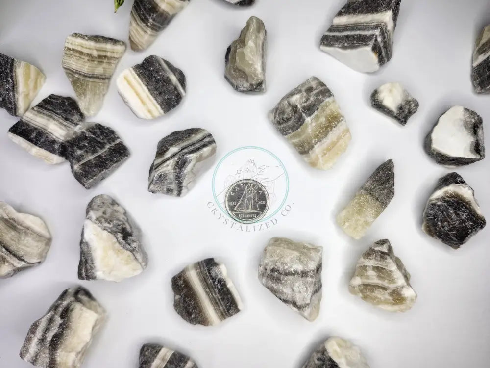 ZEBRA CALCITE ROUGH STONE